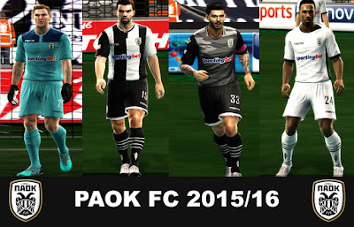 PES 2013 PAOK FC 2015-16 GDB by argy