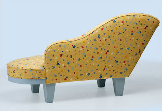 Lounge Chair with Yellow Stars