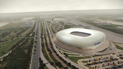 PES 2020 Stadium Aerial View San Siro + Allianz Arena by Jostike