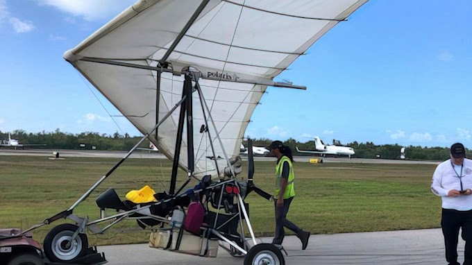 Sárkányrepülővel landolt két migráns a floridai Key West repterén