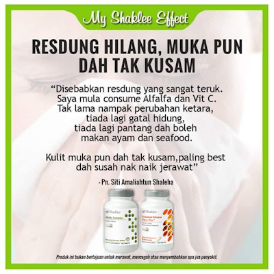 Koleksi Testimoni Alfalfa Complex Shaklee