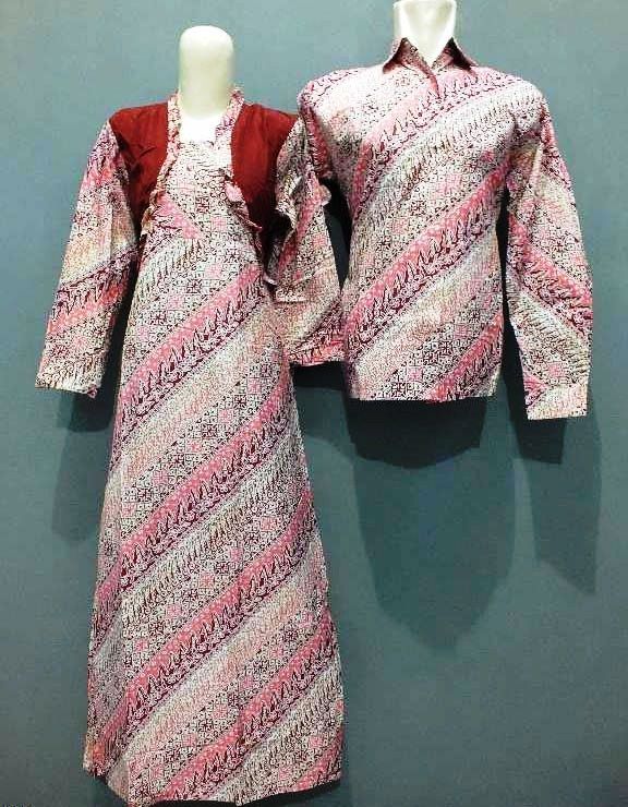 43 Model Baju  Batik  Couple Lengan  Panjang Modern Khas ABG 