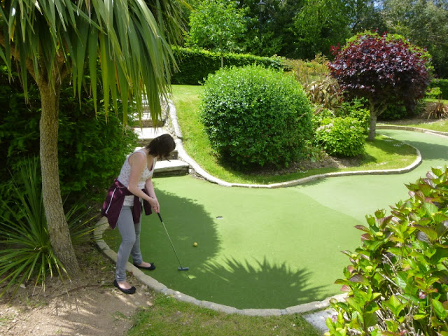 Crazy Golf in Trenance Gardens, Newquay, Cornwall