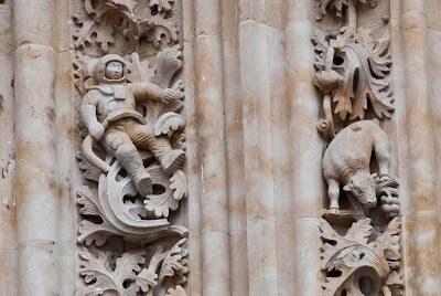 Salamanca, catedral, astronauta