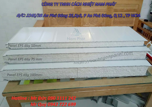 Thi công vách ngăn panel eps cách nhiệt làm phòng sạch.