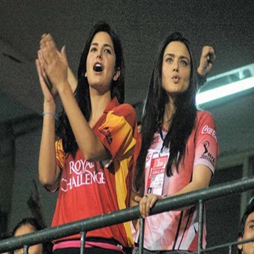 Bollywood Stars in Cricket Ground Full of Joy