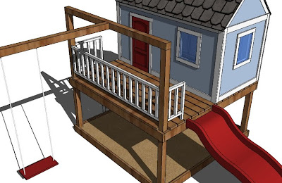 wooden playhouse plans free