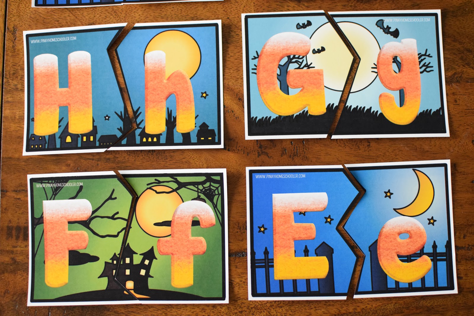 HALLOWEEN THEMED: UPPERCASE AND LOWERCASE LETTERS