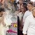 Aamir Khan and Ashutosh Gowariker pay their respects to Nitin Desai during his funeral.