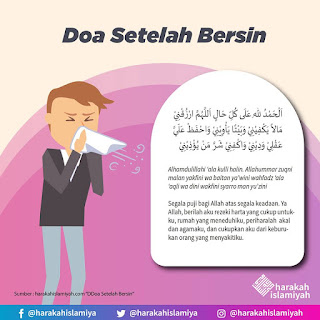 Doa Setelah Bersin - Doa - Kajian Medina