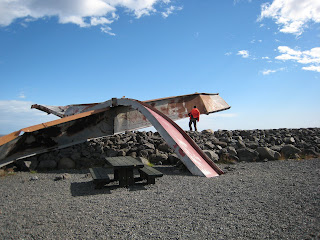 Damaged bridge