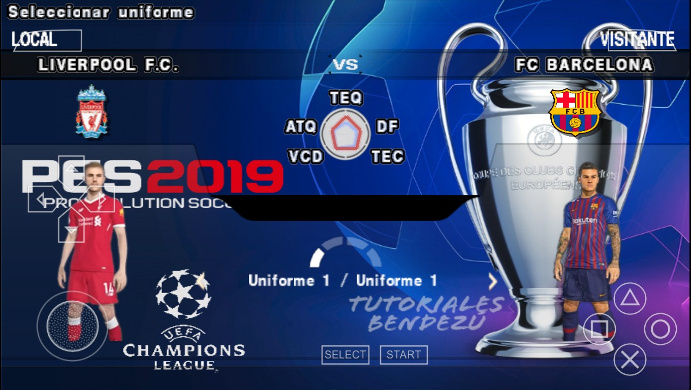 PES 2019 V7 (offline) Android / PPSSPP