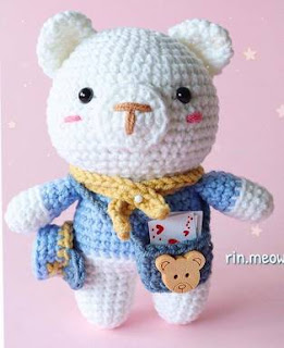 PATRON GRATIS OSO POLAR AMIGURUMI 55519