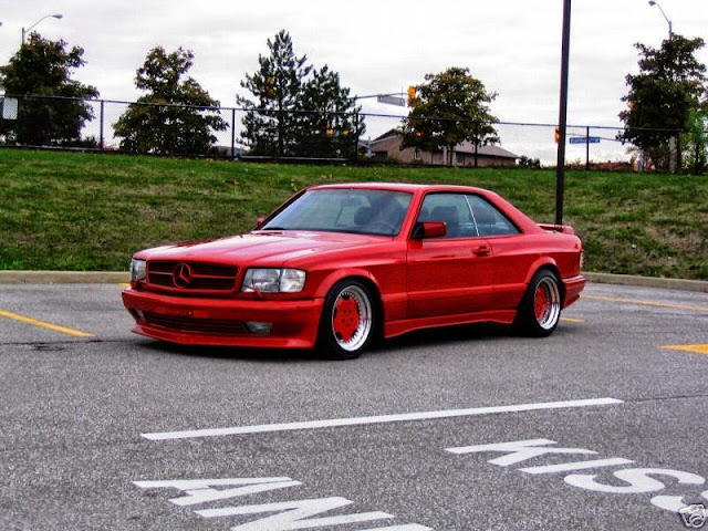 mercedes sec red