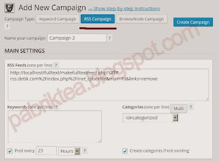 Cara Membuat Autoblog dengan Full Feed RSS
