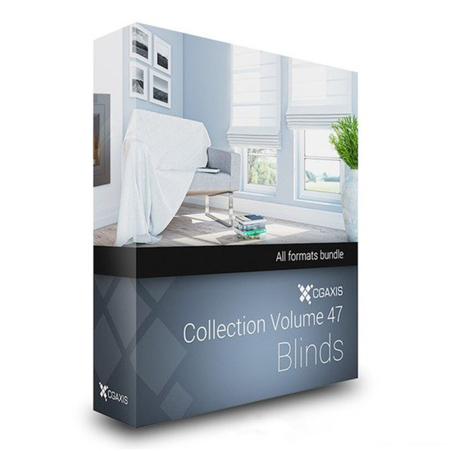 CGAxis Models Volume 47 3D Blinds download free