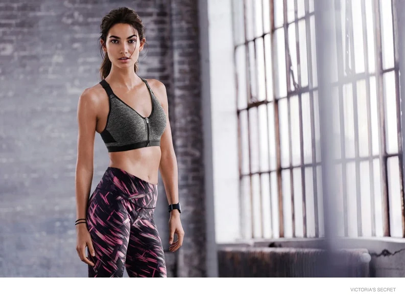 Candice Swanepoel and Lily Aldridge star for the Victoria's Secret Sport Fall 2014 Lookbook