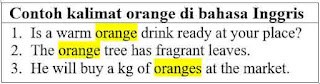 24 Contoh kalimat orange di bahasa Inggris dan Pengertiannya