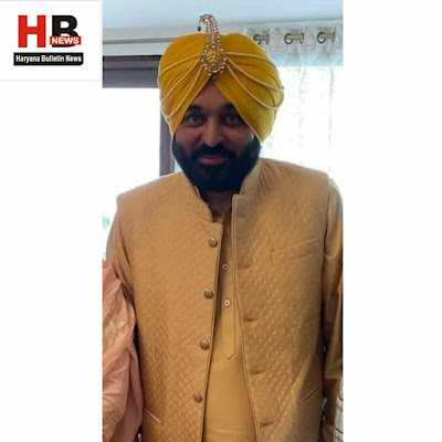 Gurpreet Kaur became the bride of Bhagwant Mann, Arvind Kejriwal performed father's rituals Haryana Bulletin News