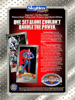 SUPERMAN THE MAN OF STEEL PLATINUM EDITION Foil Embossed Complete 90 Card Set 