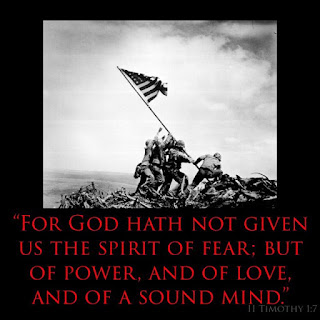  🛡 Start RESISTING FEAR concerning the USA, The Elections, and Anything Else the DEVIL would try to make you Scared of! ⚔️ “For God hath not given us the spirit of fear; but of power, and of love, and of a sound mind.” (II Timothy 1:7) 🛐