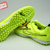 Giày đá banh sân cỏ nhân tạo Nike Tiempo Lengend V vàng cam đinh TF