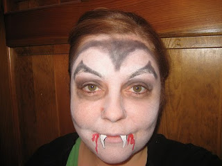 Vampire Face Painting