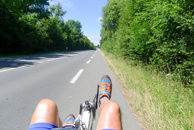 En vélo couché de Paris à la Normandie