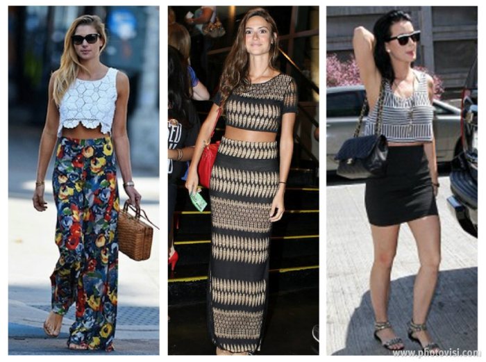 Tendências de roupas para primavera verão de 2014 - Cropped