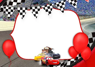 Cars 3: Invitaciones para Fiesta para Imprimir Gratis.