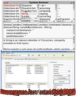 Contoh Database, C++, visual basic, java: Object-oriented 