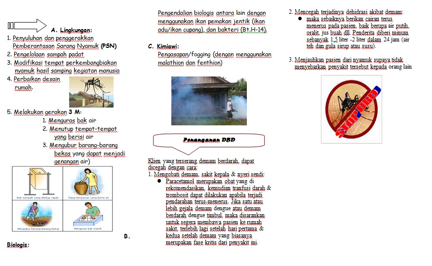 Asuhan keperawatan 504: Contoh Leaflet Demam Berdarah (DBD)