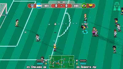 Pixel Cup Soccer Ultimate Edition Game Screenshot 1
