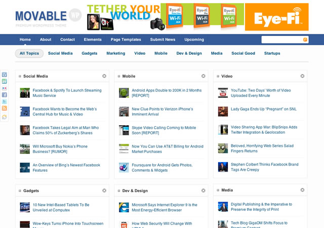 Movable wordpress theme free download.