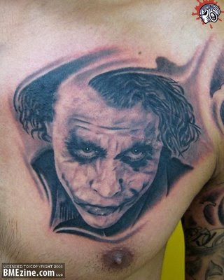 Joker tattoo