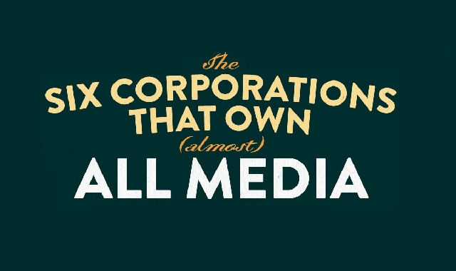 The 6 Companies That Own (almost) All Media