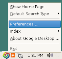 Google Desktop search for Linux