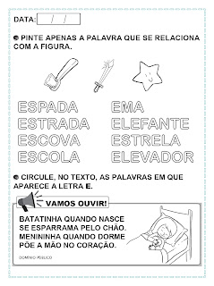 Caderno de Atividades para Educação Infantil 5 anos – Linguagem