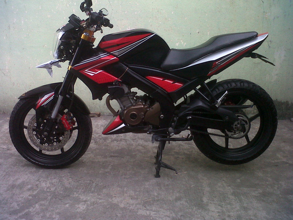  modifikasi vixion street fighter sRj Modification Bikerz