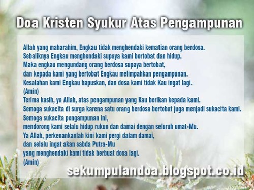 Doa-Kristen-Syukur-Atas-Pengampunan-sekumpulandoa