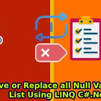Remove or Replace all Null Value form List Using LINQ C#.Net