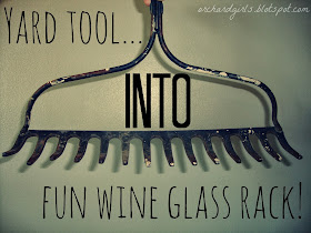 DIY - Wine Glass Rack by Orchard Girls