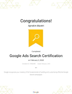 Google Ads Search Certification