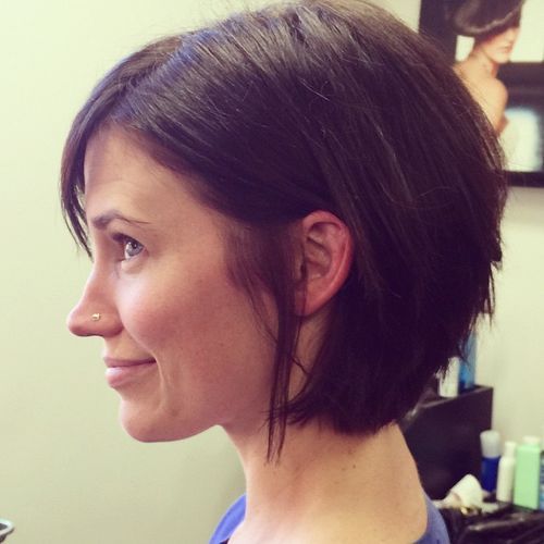 cute short hairstyles for thick hair