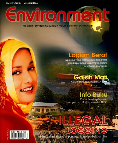Marissa Haque Cover di Majalah Environment