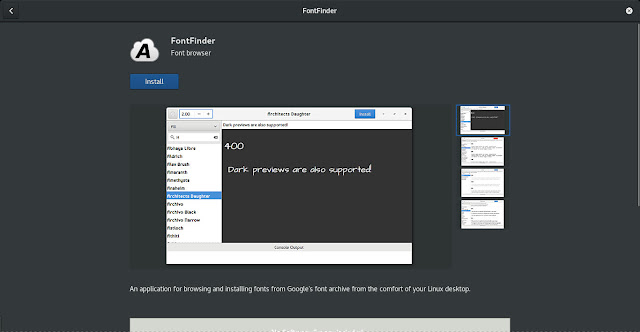 FontFinder, Install Google Font Di Linux Mint, Ubuntu, Debian