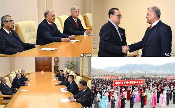 Alberto Anaya, líder del PT visita Corea del Norte y le lleva regalos al Presidente Kim Jong-Un