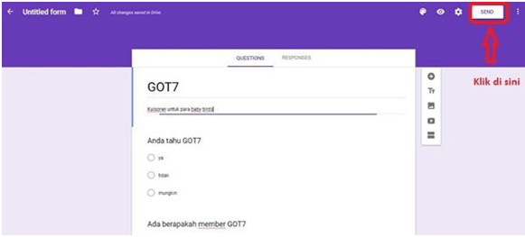 Panduan mudah membuat Google Form