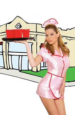 best female fancy dress outfits waitress costume