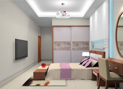 gambar plafon gypsum kamar tidur terbaru